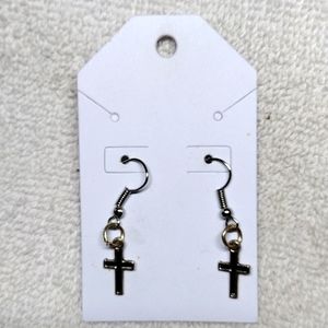Cross Dangle Earrings
